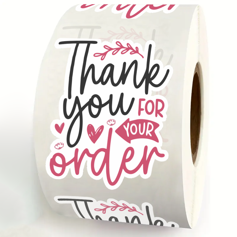 200Piece/roll  Thank You for Y - Sticker Label Roll 评论和价格