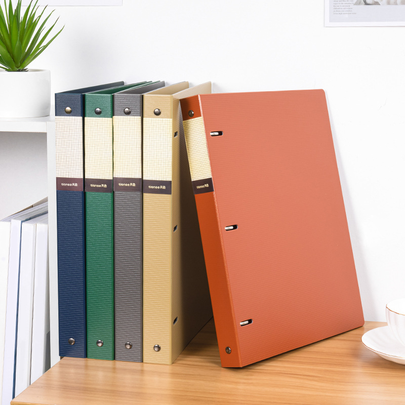 A4 Three Hole Ring Binder Heav - Binder Clip Assorted 评论和价格