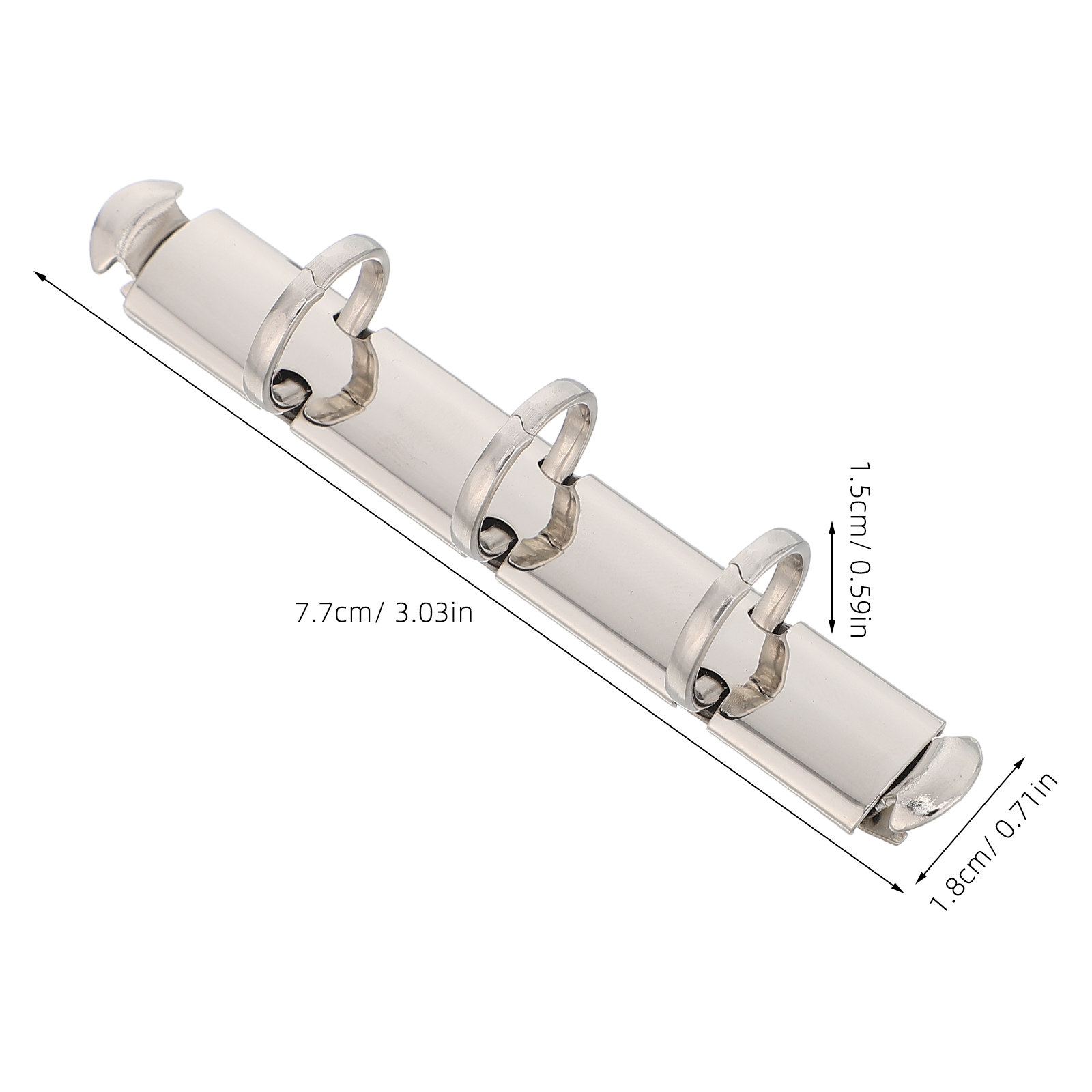 1 Set Metal Loose Leaf Binder  - Binder Clip Assorted 评论和价格