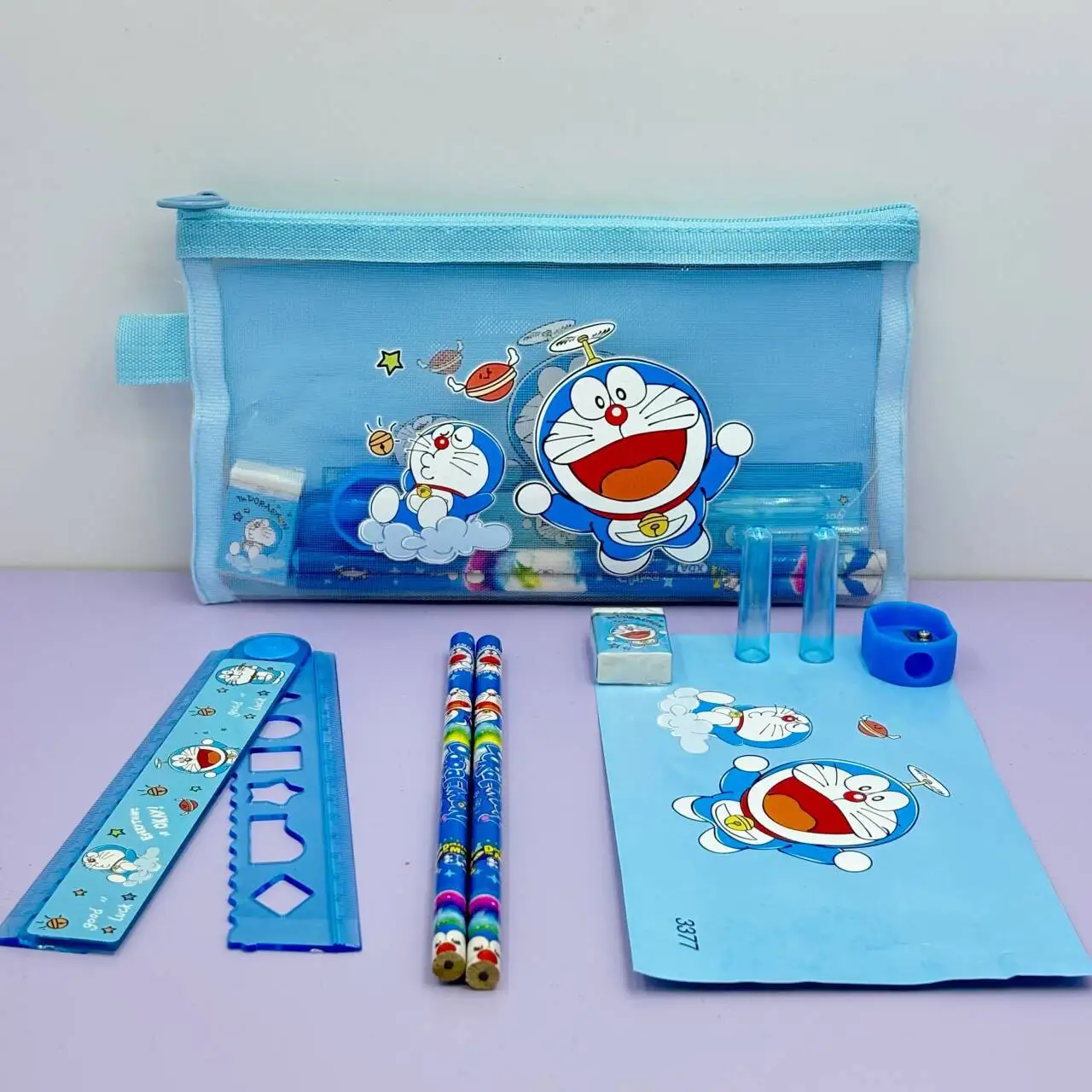 Cute Blue Cartoon Cat Kids Sta - Stationery Supplier 评论和价格